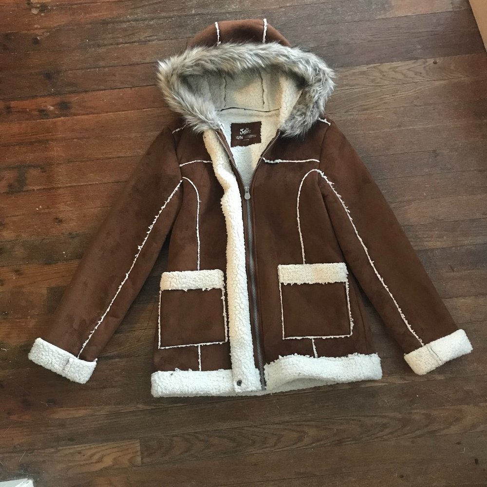 Justice Suede/Faux Coat